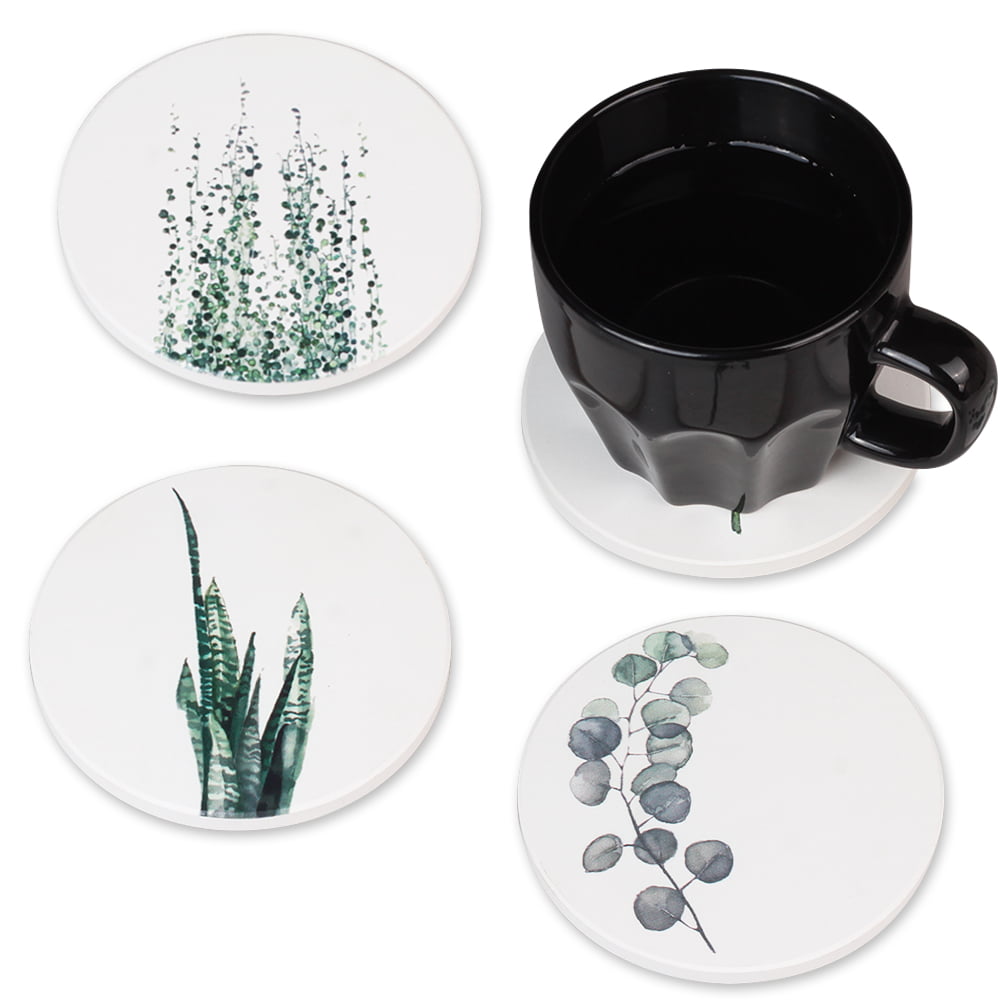 Black/White 3DGeometrics Details about   Spiral Coasters Place Mat Coffee Tea Drink Mug 