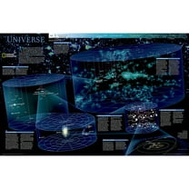 National Geographic The Universe Map, Laminated, 31.25" x 20.25"