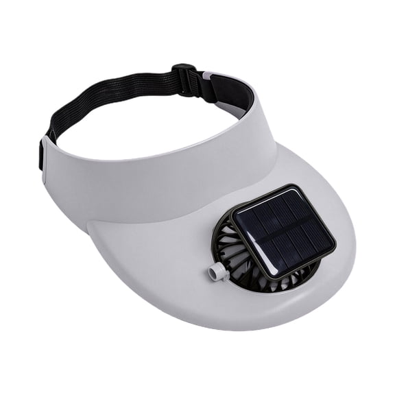 Summer 2-in-1 Solar Fan Cap with Rechargeable & Solar Dual Power, Cool Wind Sun Protection Hat, Portable Outdoor Toy & Cooling Hat for Fishing, Hiking, Camping and Outdoor Activities