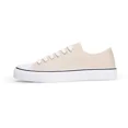 thumbnail image 3 of KEINDI Womens Classic Canvas Shoes Low Top Lace up Fashion Casual Sneakers Beige size 7, 3 of 7