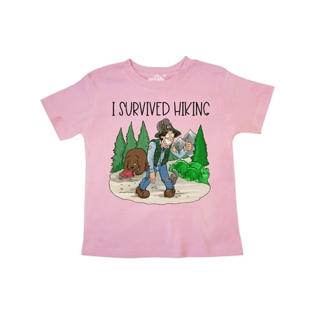 

Inktastic I Survived Hiking Gift Toddler Boy or Toddler Girl T-Shirt