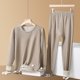 thumbnail image 2 of Ropa interior térmica para hombres con forro polar largo Johns capa base conjunto superior inferior para clima frío, 2 of 6
