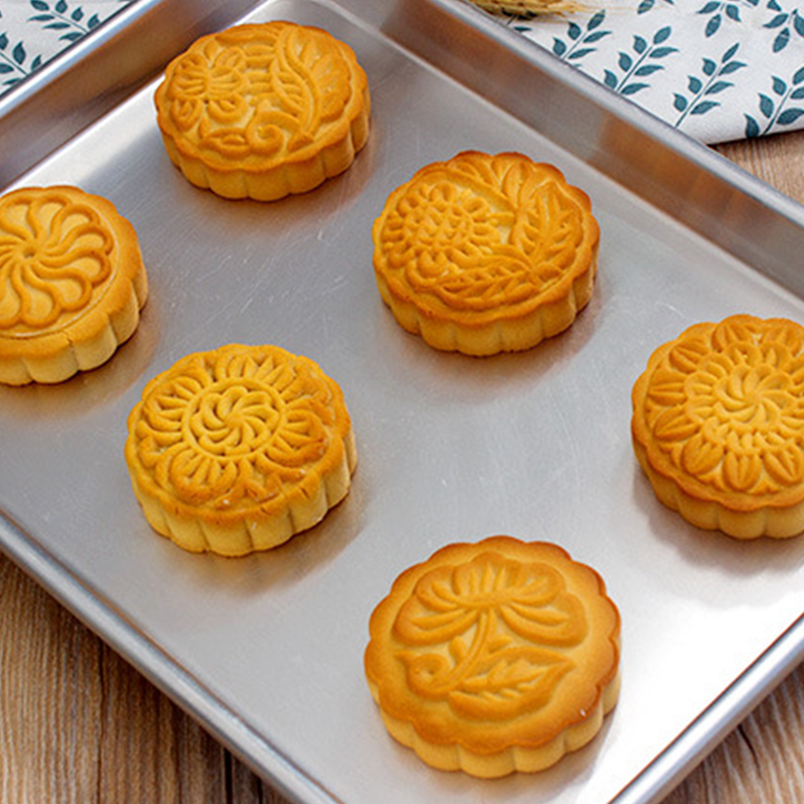 GROFRY Baking Tray Eco-friendly Anti-deform Aluminum Alloy Baking Cookie Sheet for Home
