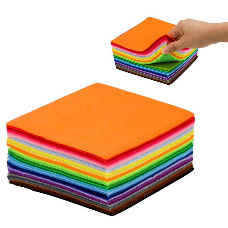 40 pcs, 12x12 inch and 0.76 mm thick Craft Felt Sheets Squares Fabric,  Perfect for DIY Craft Patchworks Sewing