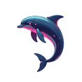 thumbnail image 5 of cartoon Dolphin Stickers Stickers, Waterproof Dolphin Stickers Sticker for Water Bottle Laptop Phone Cases Planner Skateboard Luggage Helmet Party Favor Decor, Ideal for Adults Teens Teacher Rewards, 5 of 9