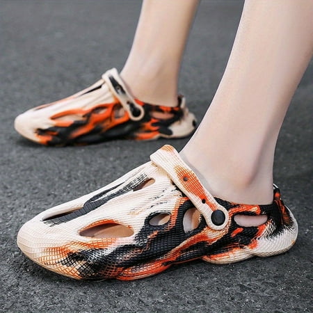 

Men s Garden Clogs Lightweight Comfy Clogs Out Non-Slip Garden Shoes Summer Beach Shoes Thick Sole Unisex Adults Clog Slides Sandals for Pool Beach Yard Kitchen
