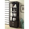 thumbnail image 1 of Coaster Wall Units 4 Shelf Media Tower in Cappuccino Finish, 1 of 4