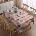 thumbnail image 2 of Colorful Princess Dance Pattern Rectangle Tablecloth 60"x84",Waterproof Polyester Rectangle Table Cloth, Wipeable Spillproof Polyester Tablecloth for Dining, Camping, Indoor and Outdoor, 2 of 5