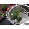 thumbnail image 3 of Stainless Steel Wire Mesh Colander Long Handle Strainer Kitchen Food Serving Skimmer (18cm), 3 of 8