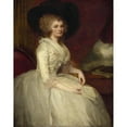 thumbnail image 2 of George Romney 12x14 Black Ornate Wood Framed Double Matted Museum Art Print Titled: Mrs. Alexander Blair (1787-1789), 2 of 5