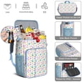 thumbnail image 5 of Travel Cooler Bag - Pets Paws Print Colorful Camping Beer Cooler Backpack with Bottle Opener- Waterproof Insulated Picnic Backpacks - Cooler Bag for Beach, 5 of 6