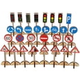 thumbnail image 3 of SHISUYAN Mini Panneaux Routiers Jeu de Rôle pour Enfants 30 Pcs 5.31x1.69x1.18 Po, 3 of 8
