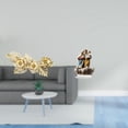 thumbnail image 2 of Escultura De Pared Nórdica De Metal Con Hojas De Flores Y Decoración De Escritorio Acrílica 2D Para Comedor, Decoración Navideña Del Hogar., 2 of 8