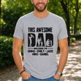 thumbnail image 4 of Jollimate Custom Name T-Shirt, This Awesome Dad Shirt, Funny Dad Tee, Gift For Dad, New Dad Gift, 4 of 6