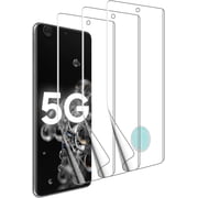 for 3 Pack Designed for Samsung Galaxy S20 Ultra 5G / SM-G988B G988U Screen Protector, Case Friendly, Bubble Free, High Definition Clear ShieldEasy Installation (TPU)