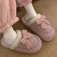 thumbnail image 2 of Agkizg Womens Fuzzy Slippers, House Slippers, Decorative Fuzzy Lined House Slippers Multi Size Warm Plushes Comfortable Casual Indoor Winter Slippers, 2 of 7