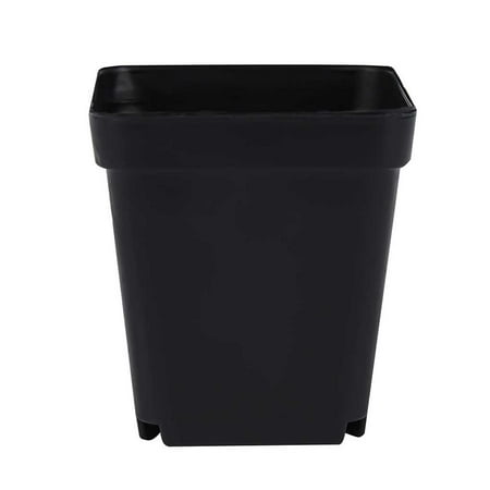 

Redempion 5 Pieces Flower Pot Draining Washable Anti-rust Breathable Home Office Balcony Gardening Seedling Container Accessories Black