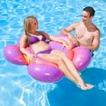 thumbnail image 3 of Swim Central 56" Flower Burst Bloomin 1-Person Swimming Pool Inner Tube - Purple/Pink, 3 of 3