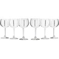 thumbnail image 2 of 100195-SW, Swarovski Jeweled Crystal Wine Glasses on Long Stem and Decanter Set, Red Wine Goblets + Carafe Inlaid with Crystals, 1+6-Piece Set, 2 of 3