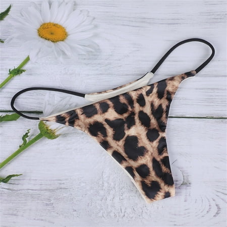 

〖TOTO〗Thongs For Women G-String Floral Printed Comfort Underpants Panties Soft Women S Low-Rise T-Back