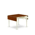 thumbnail image 6 of East West Furniture Monza Rectangular Wood Dining Table in Cream/Cherry, 6 of 8