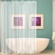 thumbnail image 3 of Cortina de ducha transparente impermeable, cortinas de baño PEVA con gancho (180x180cm), 3 of 7