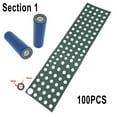 thumbnail image 1 of 200Pcs Battery Insulators Adhesive Paper Hollow Insulating Gasket For-18650 100 Insulators Adhesive Paper Rings Per Sheet Green G, 1 of 5