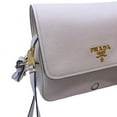 thumbnail image 5 of New Prada Flap Vitello Phenix Ivory Leather Cross Body Bag 1BD163, 5 of 5