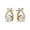 Rose, variant on Solitaire Stud Earring 1.27 ct Lab Grown CVD Diamond 14K Clarity-VVS2 Color-F. - Rose 14K