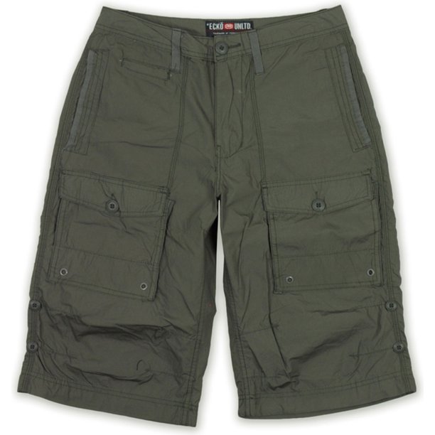 Ecko Unltd. Pantalones cortos de carga casual para hombre Cross Country, gris, 28 Ecko Unltd. Carga