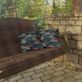 thumbnail image 4 of Outdoor Pillow In Japanese Wave Pattern, 4 of 4