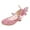 Pink, variant on Odeerbi Girls Sandals Infant Kids Baby Girls Crystal Bling Butterfly Single Princess Shoes Sandals