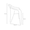 thumbnail image 4 of Silla Elefante Lagoon Satos 7257N6* color gris, 4 of 5