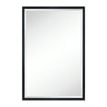 thumbnail image 6 of TEHOME Black Metal Framed Recessed Bathroom Medicine Cabinet with Mirror 20 x 30'', 6 of 9