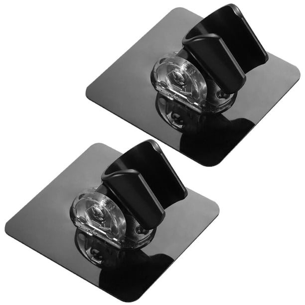 GOOHOCHY 2 soportes de cabezal de ducha ajustables para baño, soportes de ducha montados en la pared para baño