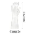 thumbnail image 2 of VALSEEL Home & Kitchen Reusable Household Gloves, Rubber Dishwashing Gloves, Long Sleeves, Kitchen Cleaning, Working, Painting, Gardening, Pet Care, 2 of 6