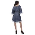 thumbnail image 4 of Moomaya Robe d'Été pour Femmes, Grande Taille, Kimono Aguichant Imprimé, Mini-Robe, 4 of 6