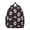 Skull and Bow, variant on Moth and Skeleton Gothic Pattern Backpack for School, Cute School Bag with Adjustable Shoulder Straps and Padded Back, 13.8"x11.4"x6"