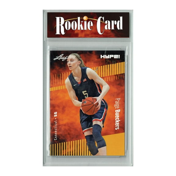 Certified Mint  Paige Bueckers 2023 Leaf HYPE! #131A Gold SP, Just 25 Made Rookie Card