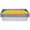thumbnail image 6 of 6-Pack Full Size Stainless Steel Pan Food Warmer Buffet Server Steam Table Pans 20.9 x 13 x 6 in, 6 of 10