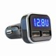 thumbnail image 1 of Chenchen 4.8A 24W Dual USB Car Charger Volt Meter Car Battery Monitor with LED Voltage & Amps Display, Cigarette Lighter Adapter, USB Cigarette Lighter Adapter, Compatible for iPhone 15/15 Pro Max, 1 of 1
