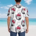 thumbnail image 4 of Susaid Cute Poodle Dog Print Hawaiian Shirts for Men Women,Hawaiian Summer Short-Sleeve Casual Relaxed-Fit Button-Down,3X-Large, 4 of 7
