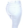 thumbnail image 5 of White Mark Women's Plus Size Capri Jeans, 5 of 6