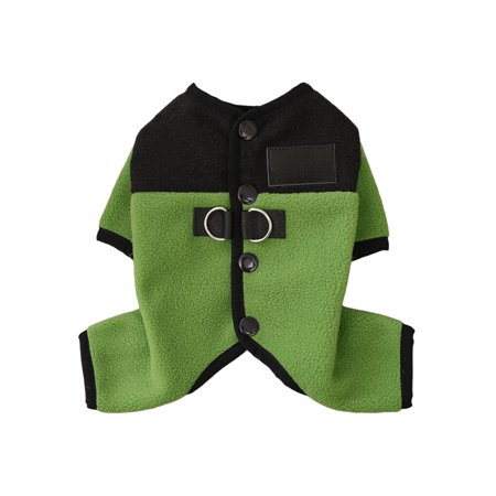 Neorosiri Warm Fleece Pet Clothing for Dogs and Cats - Cozy Four-Legged Winter Outfit with Leash Hole - Ideal for Outdoor Adventures and Home Use