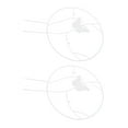 thumbnail image 3 of Soporte Redondo Para Plantas, Estaca De Escalada De Flores De Alta Dureza 2 Piezas Para Interiores Y Exteriores Fugacal Blanco, 3 of 8
