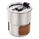 thumbnail image 2 of Vaso de acero inoxidable para camping de 300 ml con funda y tapa de madera | Termo de grado alimenticio 304 para café, bebidas frías y cerveza | Imprescindibles para actividades al aire libre,, 2 of 9