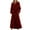 Burgundy, variant on Defitshape Women's Long Robe Fuzzy Plush Full Length Pockets Belted Spa Bath Robes Fleece Winter Warm Burgundy X-Large