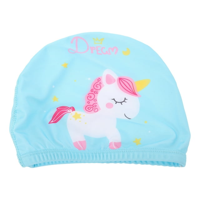 MasteelfCA Nylon Swimming Hat Cartoon Pattern Swim Hat Swimming Supplies for Children