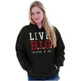 thumbnail image 4 of Live BIG Believe In God Christian Hoodie Sweatshirt Women Men Brisco Brands S, 4 of 6