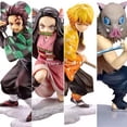 thumbnail image 2 of ARTFX J demonio asesino Anime figura Kimetsu no Yaiba figura de acción Agatsuma Zenitsu Kamado Nezuko Kamado Tanjirou Juguetes Gong Bohan LED, 2 of 2